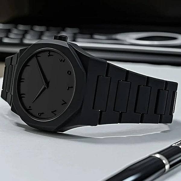Arabic Black Aura Watch – Premium Luxury Timepiece with Arabic Dial & Elegant Black Finish