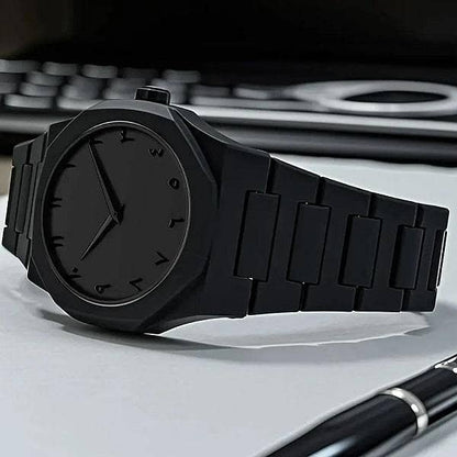 Arabic Black Aura Watch – Premium Luxury Timepiece with Arabic Dial & Elegant Black Finish
